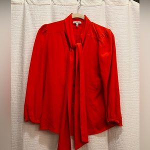 Juicy Couture silk bow top